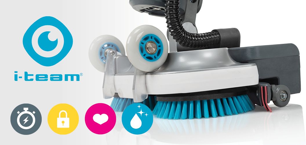 I-mop Lite - en genial gulvvaskemaskine til din klinik