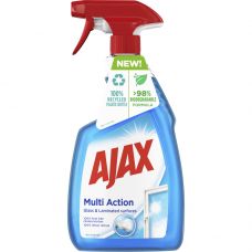Glasrens, Ajax Multi Action, 750 ml, klar-til-brug, med farve og parfume