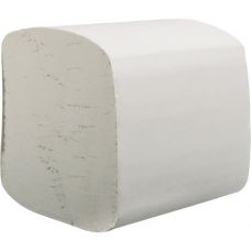 Toiletpapir i ark, Kimberly-Clark Hostess, 2-lags, 18,6x11cm, hvid, 100% genbrugspapir