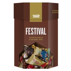 Chokolade, Toms, festivalblanding