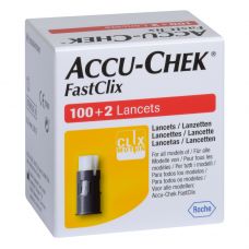 Fastclix lancetter, Accu-Chek, (102 stk.)