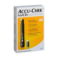 FastClix fingerprikker, Roche, Accu-Chek, sort, 30G