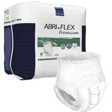 Bukseble, ABENA Abri-Flex, L0, Premium, hvid, grøn farvekode