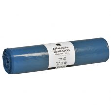 Sæk, ABENA Poly-Line Supersæk, 100 l, blå, LLDPE/genanvendt, 70x110cm