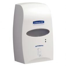 Håndfri dispenser, Kimberly-Clark, 10,2x18,4cm, 1200 ml, hvid, plast, til skumsæbe