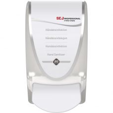 Dispenser, SCJ Professional, 1000 ml, hvid, hånddesinfektion, manuel,0,7 ml pr. dosering
