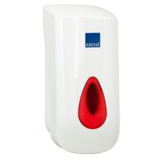 Dispenser til hånddesinfektionsskum poserefill, ABENA Modular, 800 ml, hvid