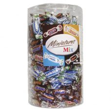 Chokolade, Mars Miniature Mix, cylinder, 3 x 3 kg