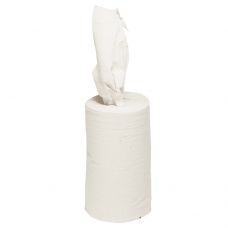 Håndklæderulle, 1-lags, Mini, 120m x 20cm, Ø13cm, hvid, 100% genbrugspapir, uden hylse