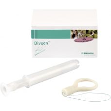 Vaginaltampon, Diveen, S, hvid, pk. á 5 stk., flergangs