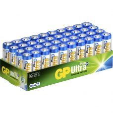 Batteri, GP Ultra Plus, Alkaline, AA, 1,5V, 40-pak