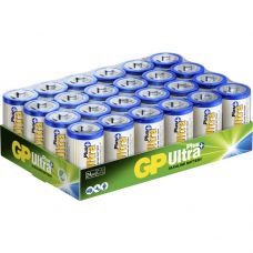 Batteri, GP Ultra Plus, Alkaline, C, 1,5V, 24-pak