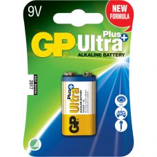 Batteri, GP Ultra Plus, Alkaline, 9V, 1-pak