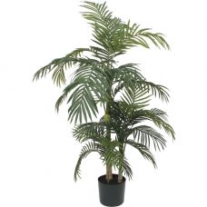 Kunstig plante, 100x150cm, grøn, plast, Areca palme