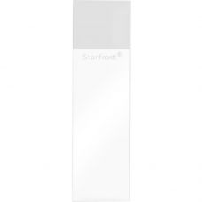 Objektglas, Starfrost, 76x26x1mm, usleben, hvidt skrivefelt
