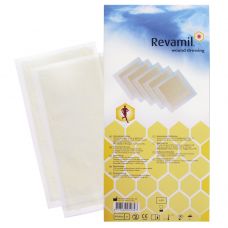 Netforbinding, Revamil, 20x10cm, honningimprægneret med 100% ren medicinsk honning, steril