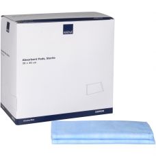 Absorberende bandage, ABENA, 20x40cm, hvid, steril, med blå bagside