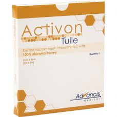 Honningbandage, Activon Tulle, 5x5cm, med 100% Manukahonning, steril