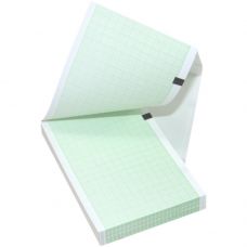 EKG papir, Schiller, Z-fold, 20m x 7cm, lysegrøn