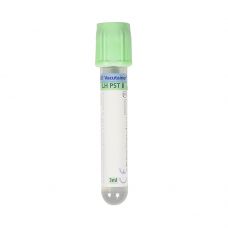 Blodprøvetagningsglas, heparin, BD Vacutainer, 3 ml, mintgrøn, plast, plasma separationsrør, med Hemograd lukning