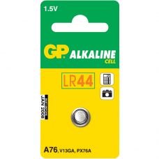 Batteri, GP, Alkaline, LR44, 1,5V