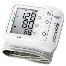 Blodtryksapparat, Microlife, BP W1 basic, håndledsmåler 13,5-21,5 cm