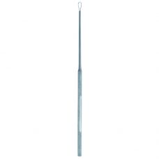 Cerumenslynge, Billeau, 16,5cm, rustfrit stål, Fig. 1, øje: 0,5 cm