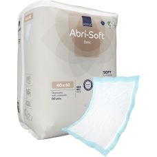 Underlag, ABENA Abri-Soft Basic, 60x40cm, lyseblå