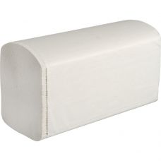 Håndklædeark, ABENA Care-Ness Excellent, 2-lags, Z-fold, 32x22cm, 10,5 cm, hvid, 100% nyfiber
