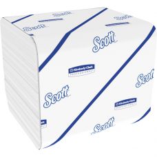 Toiletpapir i ark, 2-lags, 18,6x11cm, hvid, 100% genbrugspapir